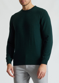 Джемпер з кашеміром Balmain зеленого кольору, фото